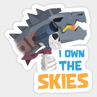 I own the skies Sticker